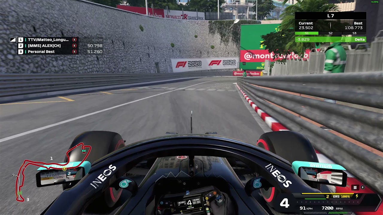 MONACO NO RULE WORLD RECORD | F1 2020 | (57:739)