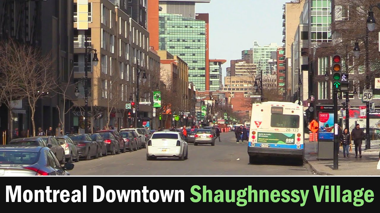 Montreal Downtown &ndash; Shaughnessy Village &ndash; March 2020