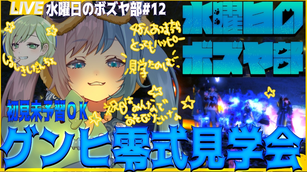 【FF14】アレキ/グンヒ零式見学会/水曜日のボズヤ部【零式見学準備】