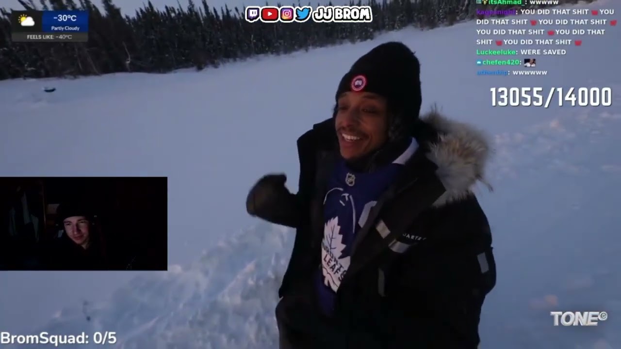 Agent00 Survives 24 Hours In The Artic!!! 🔥
