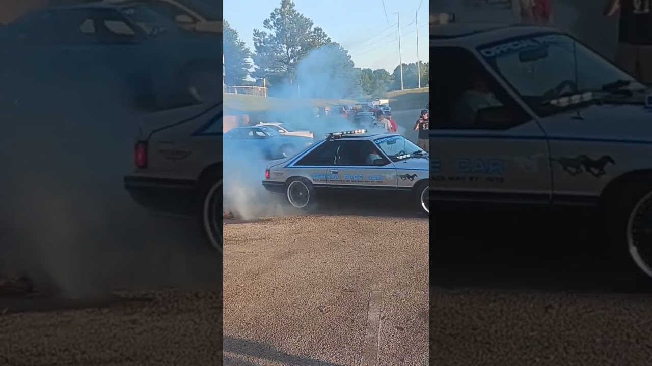 First Burnout at Ford Takeover 2023 #FordTakeover #foxbodymustang #burnout