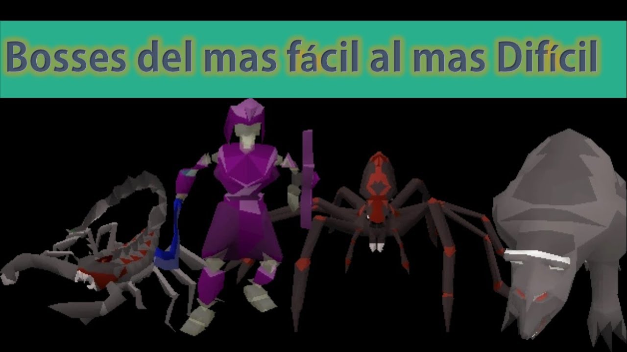 Boss desde el más fácil al mas difícil