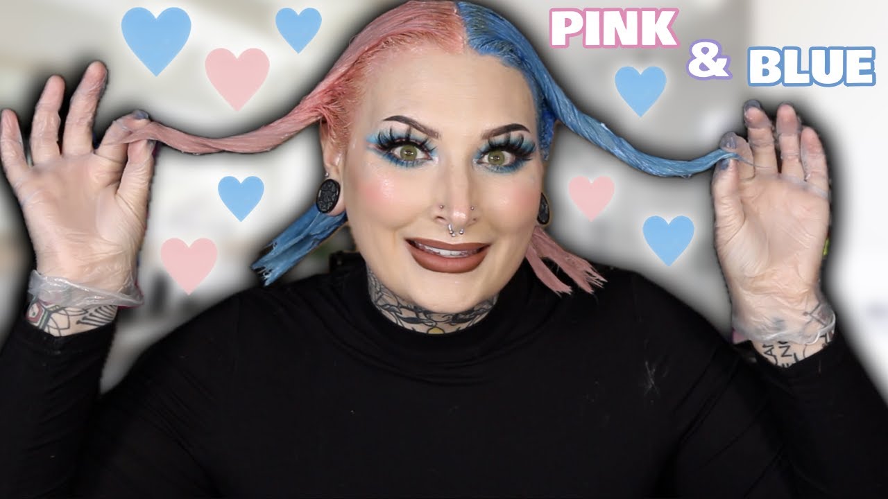 PINK & BLUE SPLIT DYE | PULP RIOT