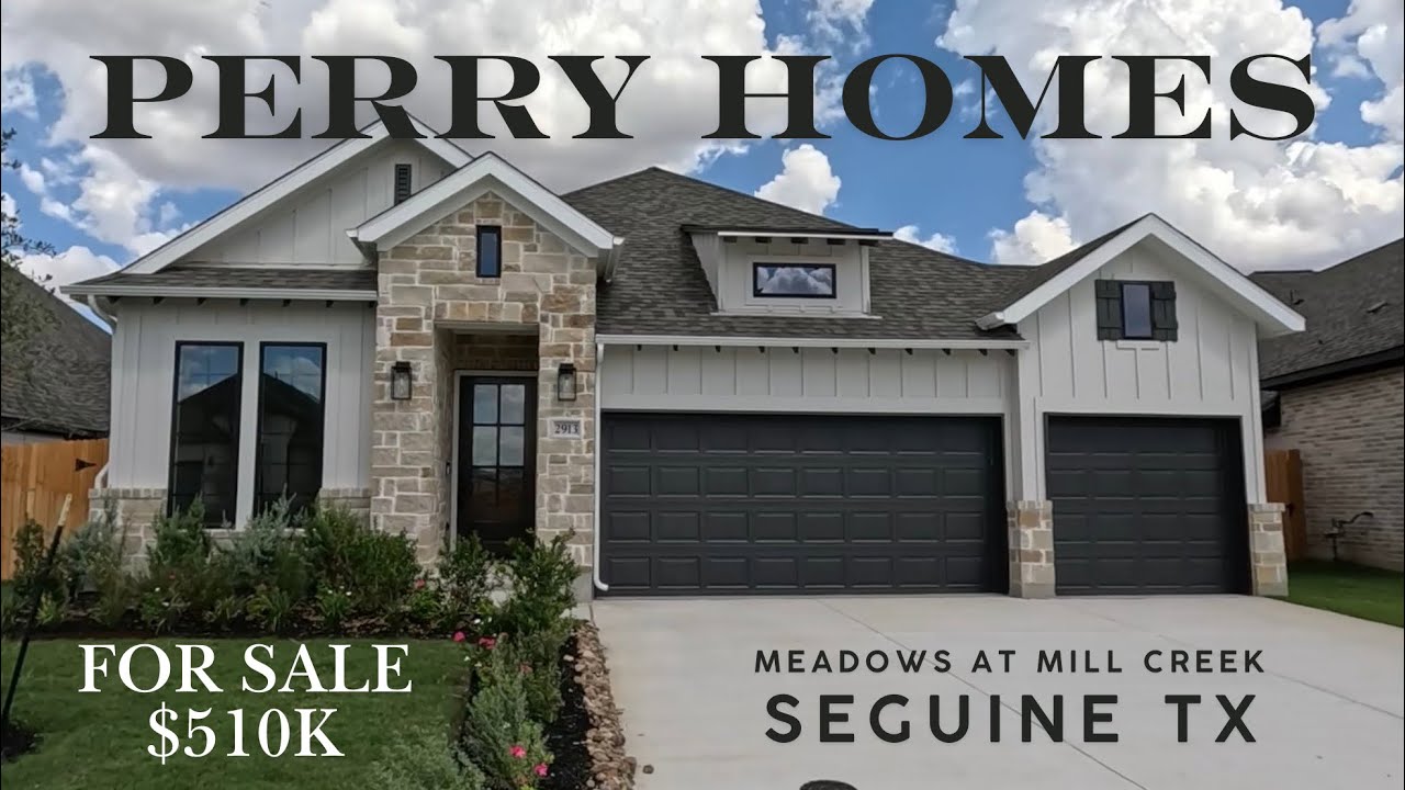 Дом Perry Homes по проекту 2776 на продажу, Meadows at Mills Creek, Сегин, Техас