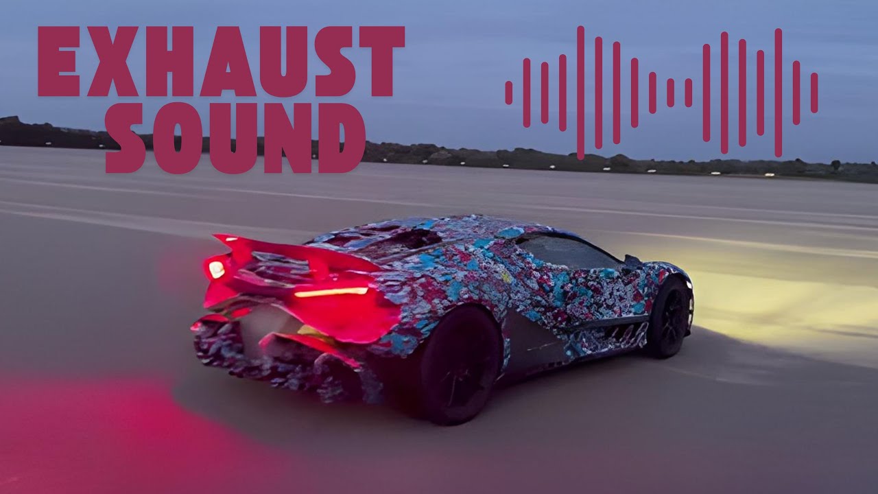 ЗВУК ВЫХЛОПА Bugatti Tourbillon V16 (Видео от Мате Римака)