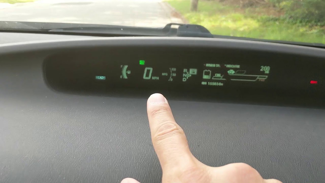 Toyota Prius Clock Adjust