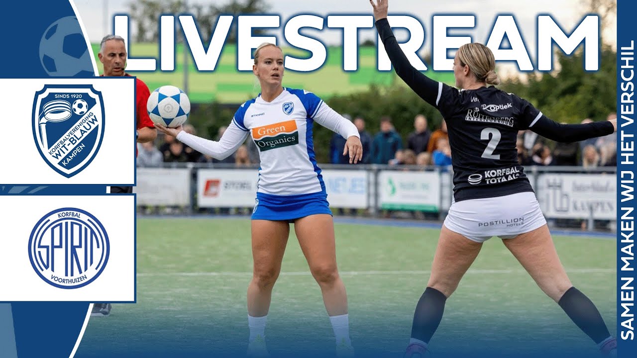 LIVESTREAM | Wit-Blauw/Green Organics 1 vs. Spirit 1 (live)
