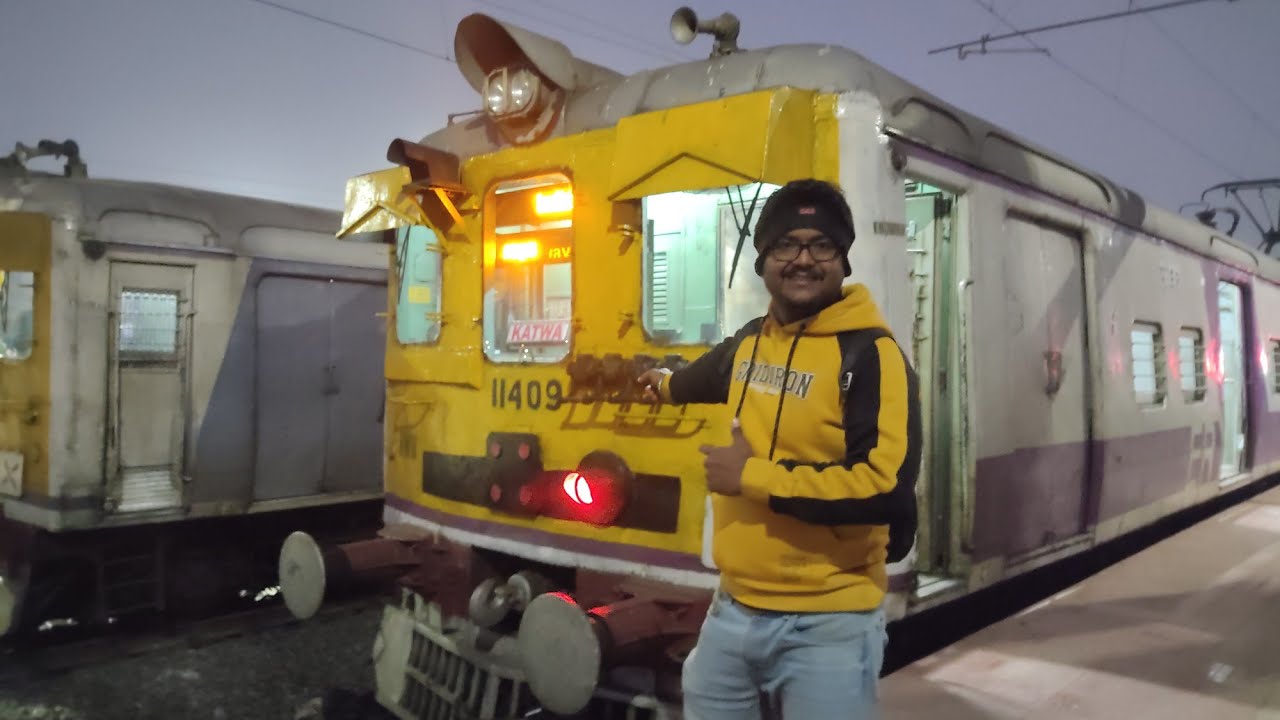 Howrah To Katwa Local Train Journey Vlog in the  Longest Route of Howrah Division