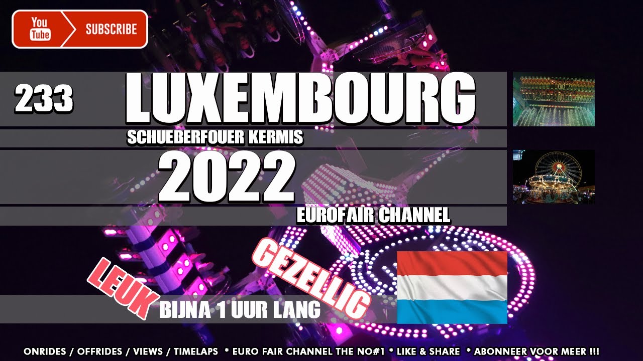 Schueberfouer Luxembourg 2022