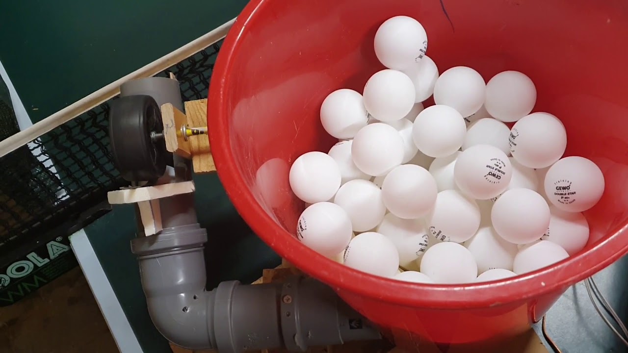 Eigenbau Tischtennis Ballmaschine / Tischtennis-Roboter selber bauen
