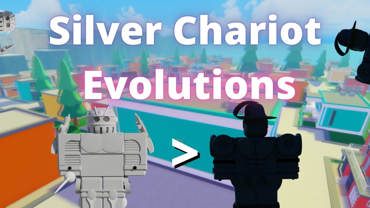 Jojo Blox - SILVER CHARIOT EVOLUTIONS / SHOWCASE