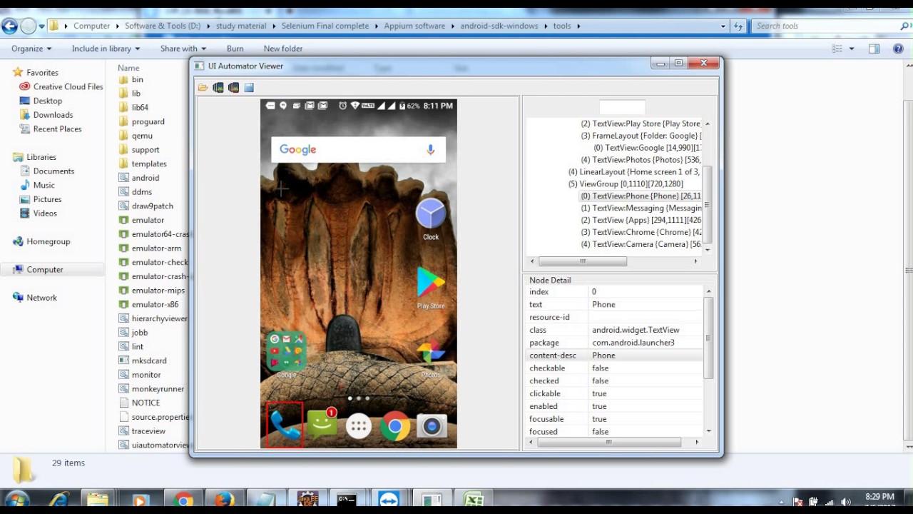data driven framework in appium