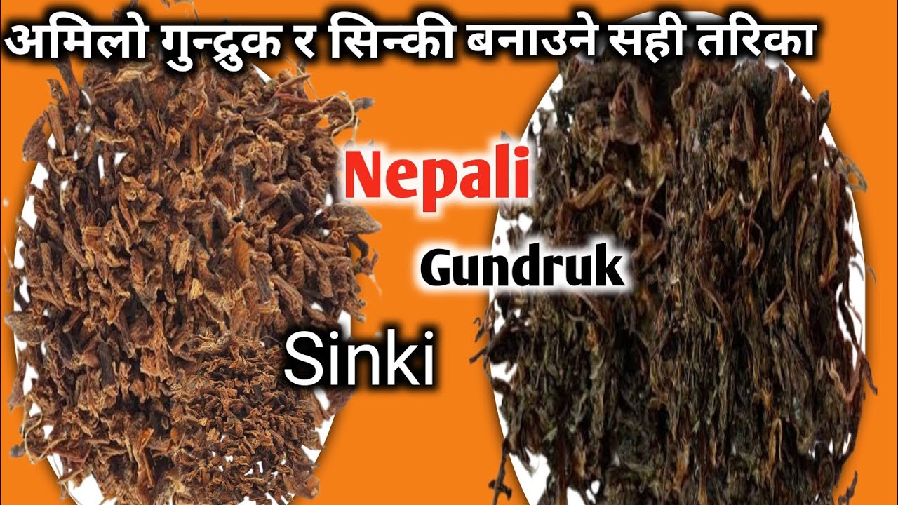 गुन्द्रुक र सिन्की बनाउने तरीका How To Make Gundruk/Sinki At Home /Nepali food