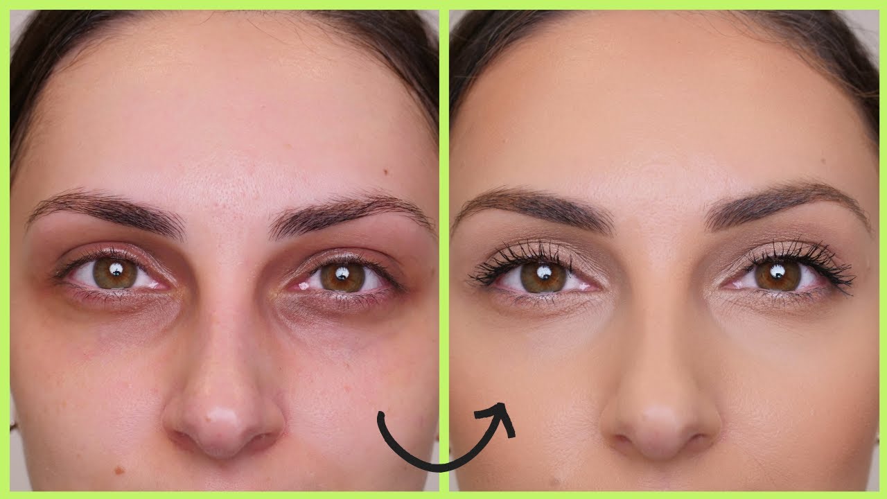 How to Cover DARK CIRCLES Under Eyes (& DARK EYELIDS) .. Blue, Black, Purple Eye Circles 🐼