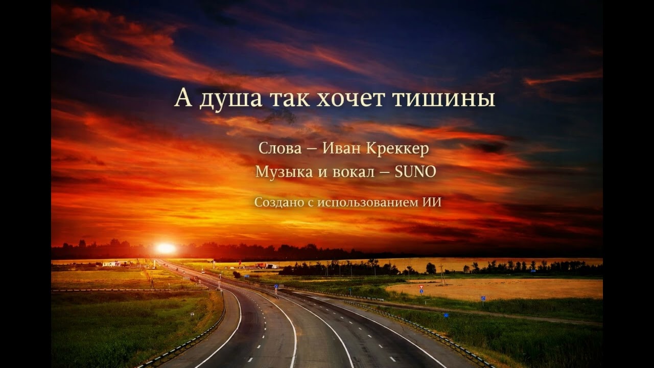 А душа так хочет тишины