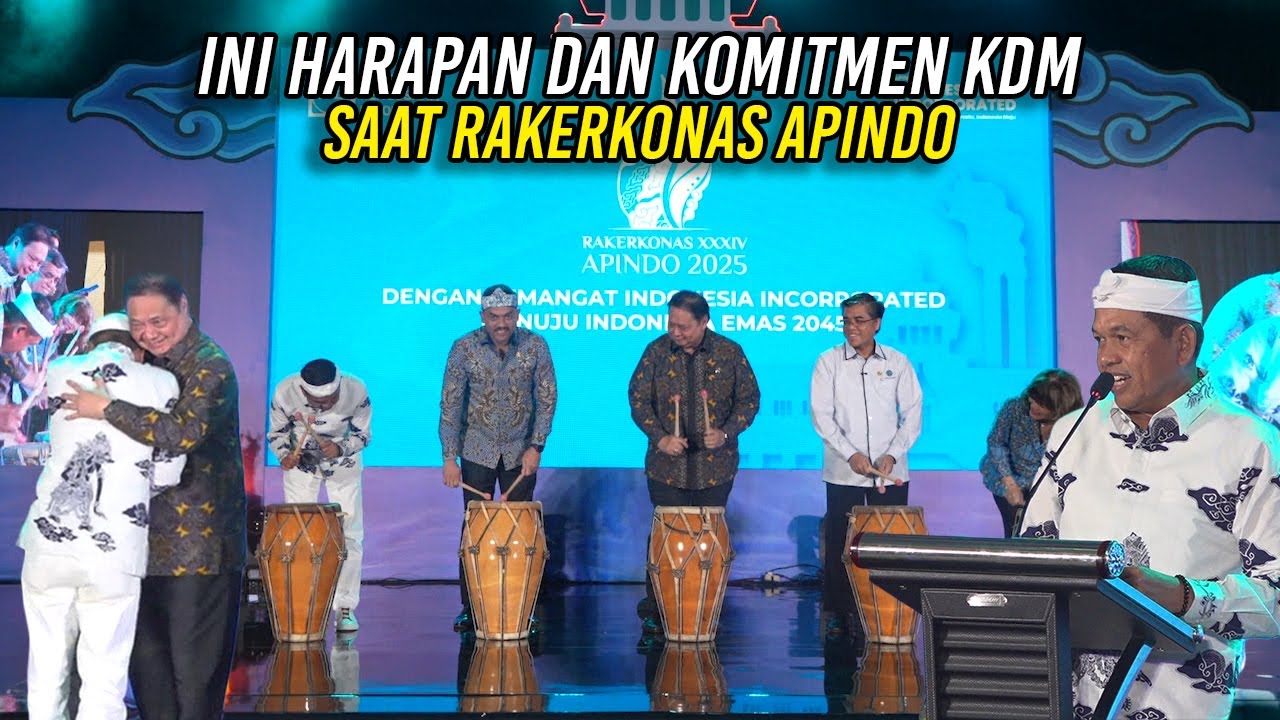INI HARAPAN DAN KOMITMEN KDM SAAT RAKERKONAS APINDO