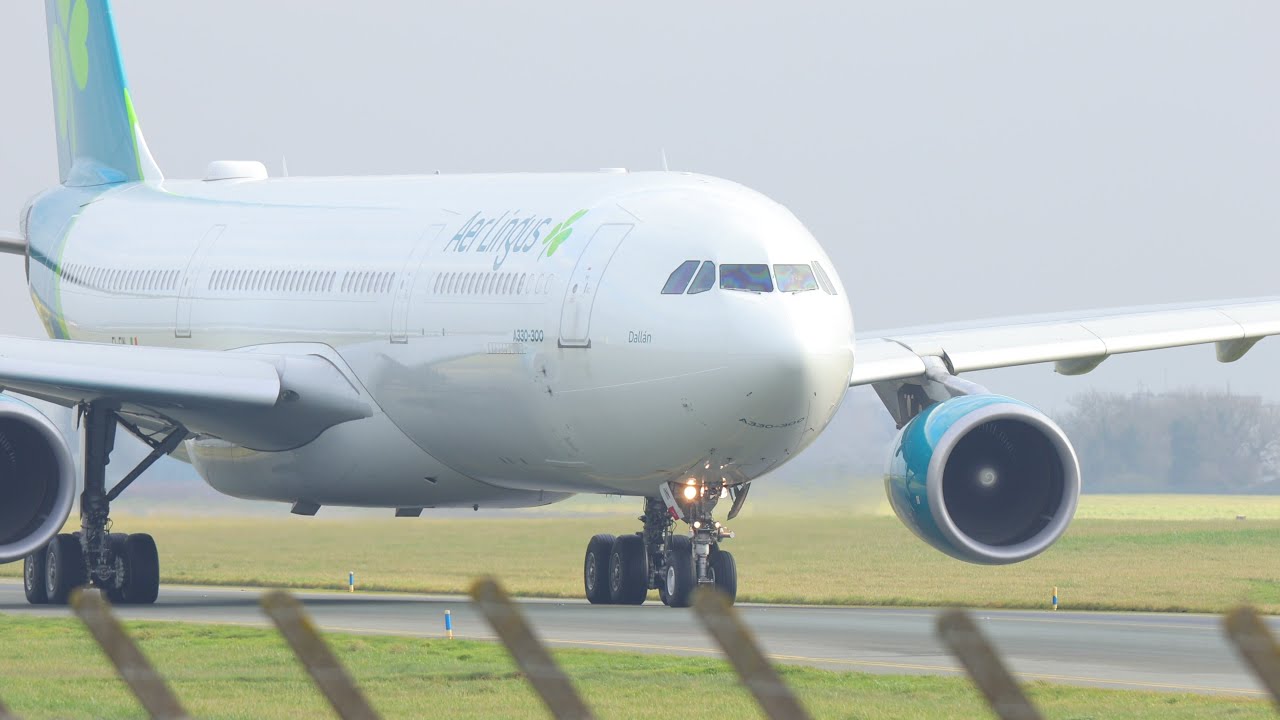 [4K] Awesome Spool Ups! | Plane Spotting at Dublin Airport | 19th January 2025