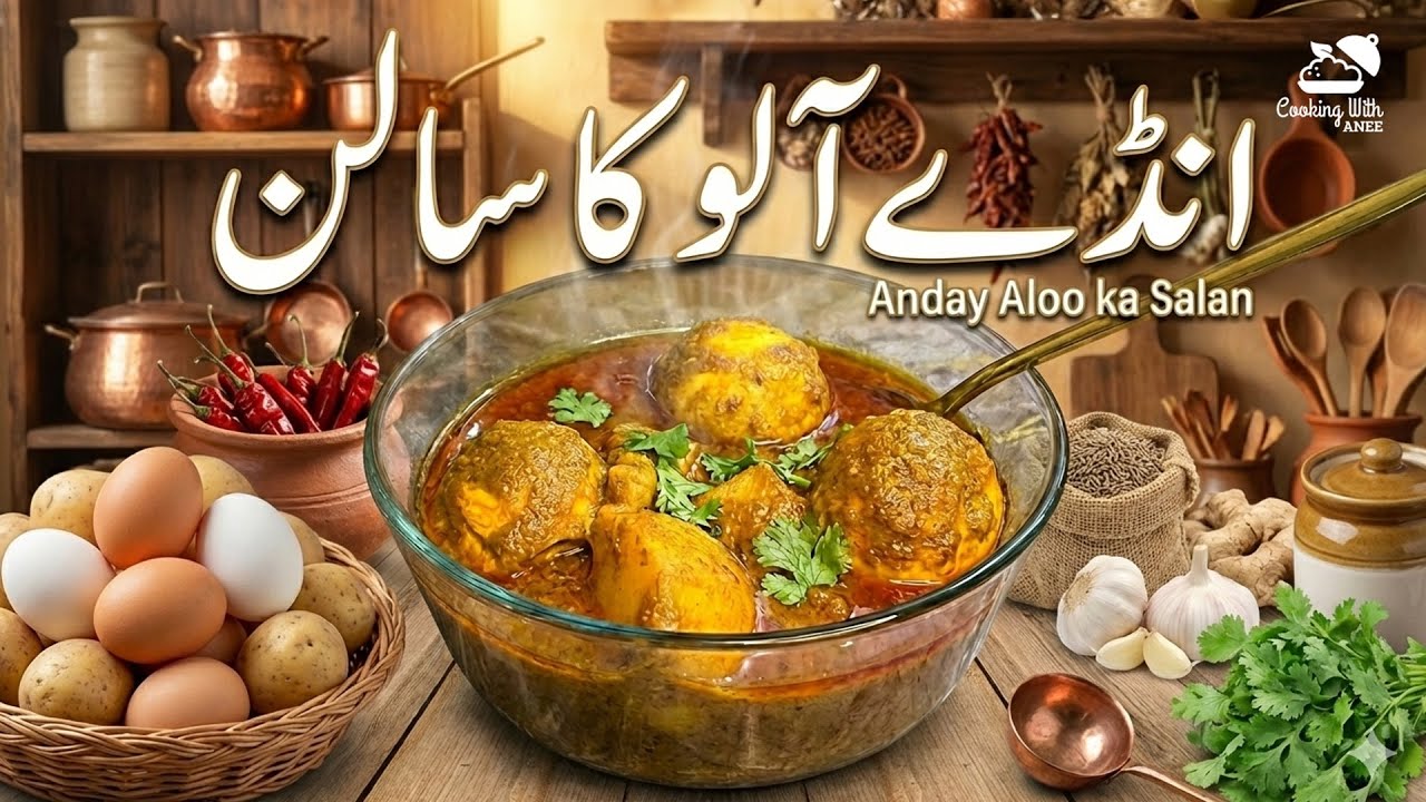 “Anday Aloo Ka Salan | Easy & Spicy Desi Recipe” 🔥