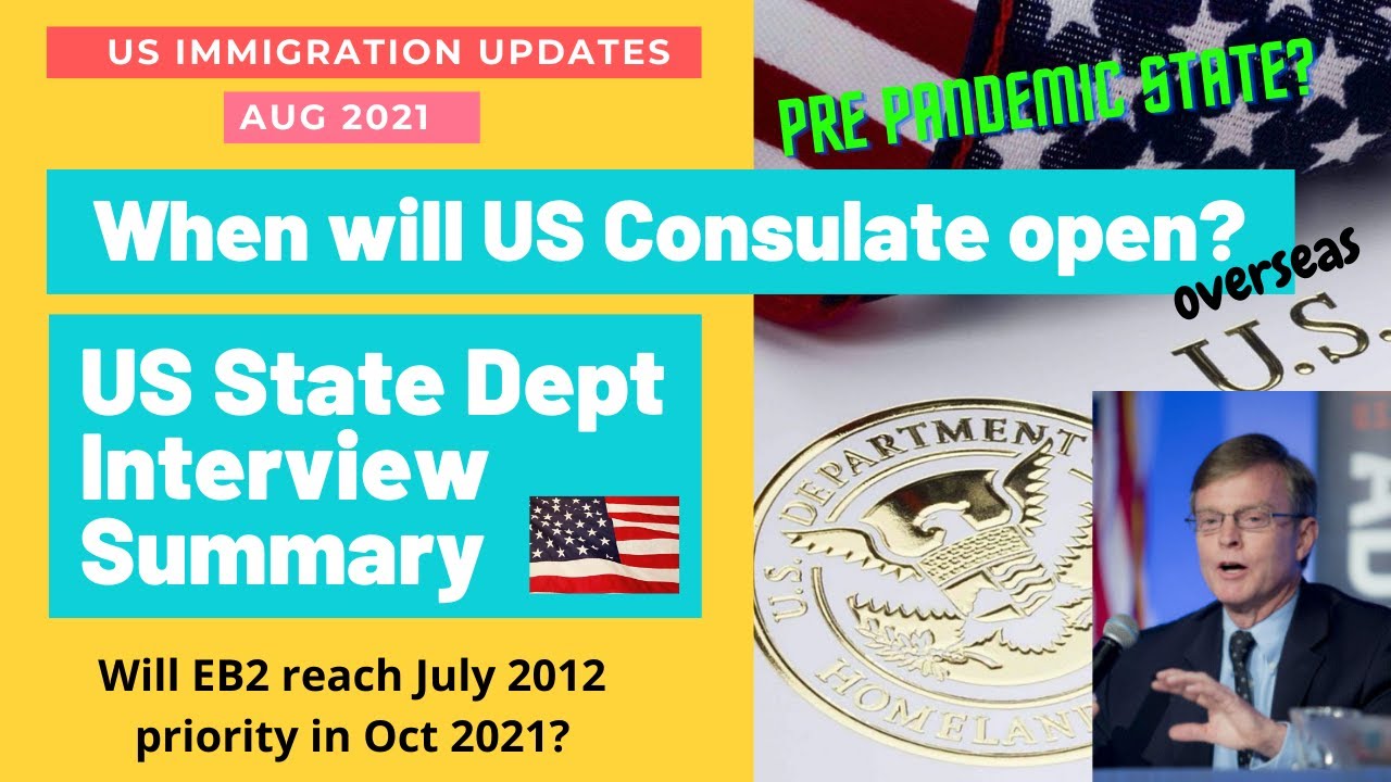 US Immigration: Aug 2021 Future Visa Bulletin Prediction by State Dept | Family & Employment based