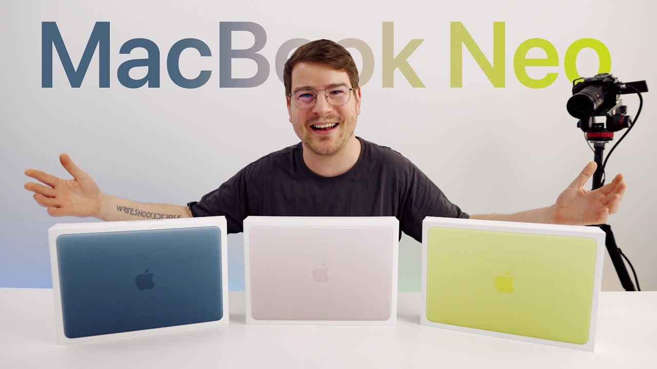 MacBook Neo Unboxing & Farbvergleich: Welches passt zu dir?