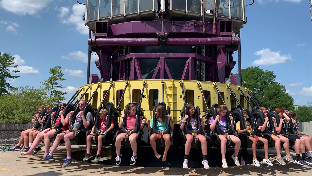 Drop Tower: Scream Zone Off Ride At Kings Island