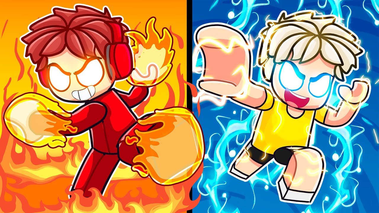 Roblox but we have ELEMENTAL POWERS!