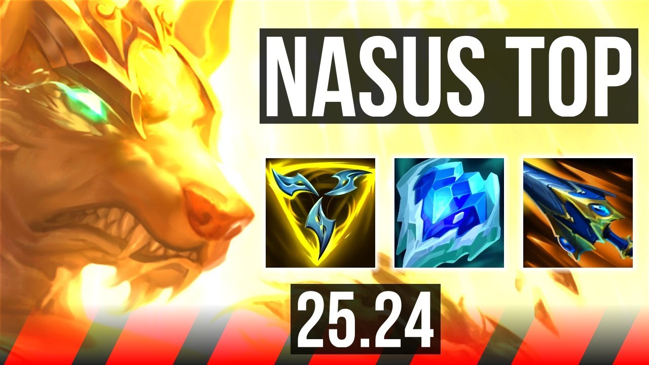NASUS vs DARIUS (TOP) | Perfect KDA: 4/0/9 | NA Master | 25.24