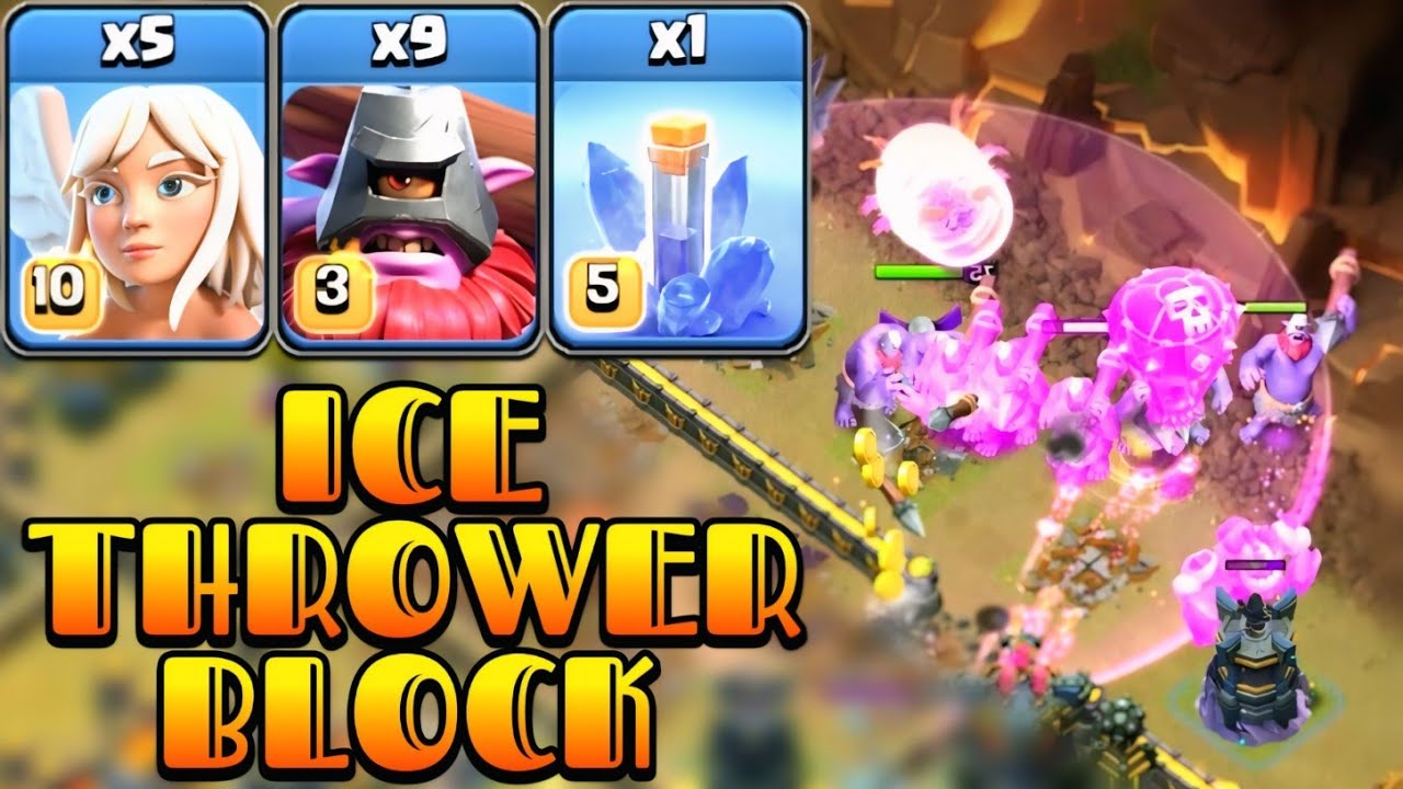 Th17 Thrower Attack with Ice Block Spell = Best Army!! Best Th17 Attack Strategy 2025 Clash of Clans