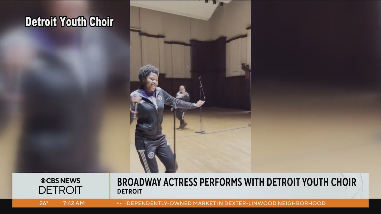 Tony award-winning actress, singer performs with Detroit Youth Choir