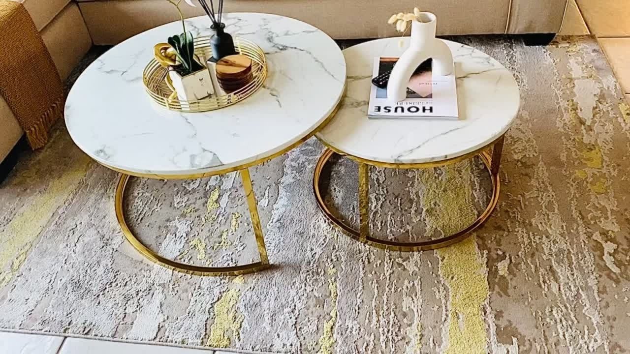 VLOG: Marble Top Nesting Coffee Table