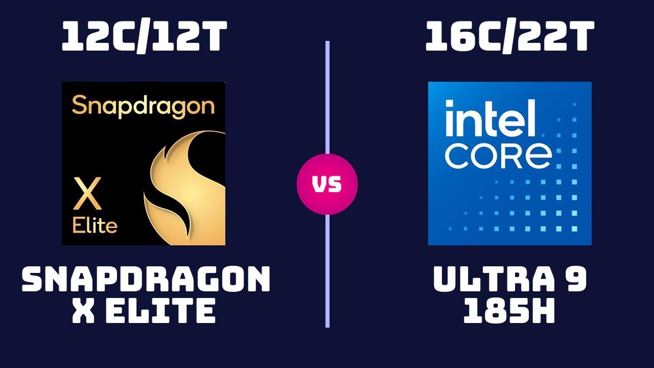 Qualcomm Snapdragon X Elite (X1E-84-100) vs Intel Core Ultra 9 185H &ndash; CPU Comparison