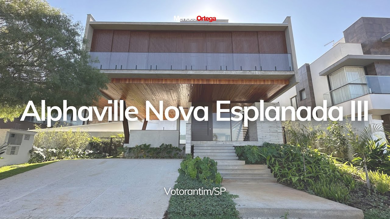 Casa  à venda, 342 m² por R$ 3.500.000,00 - Alphaville Nova Esplanada - Votorantim/SP