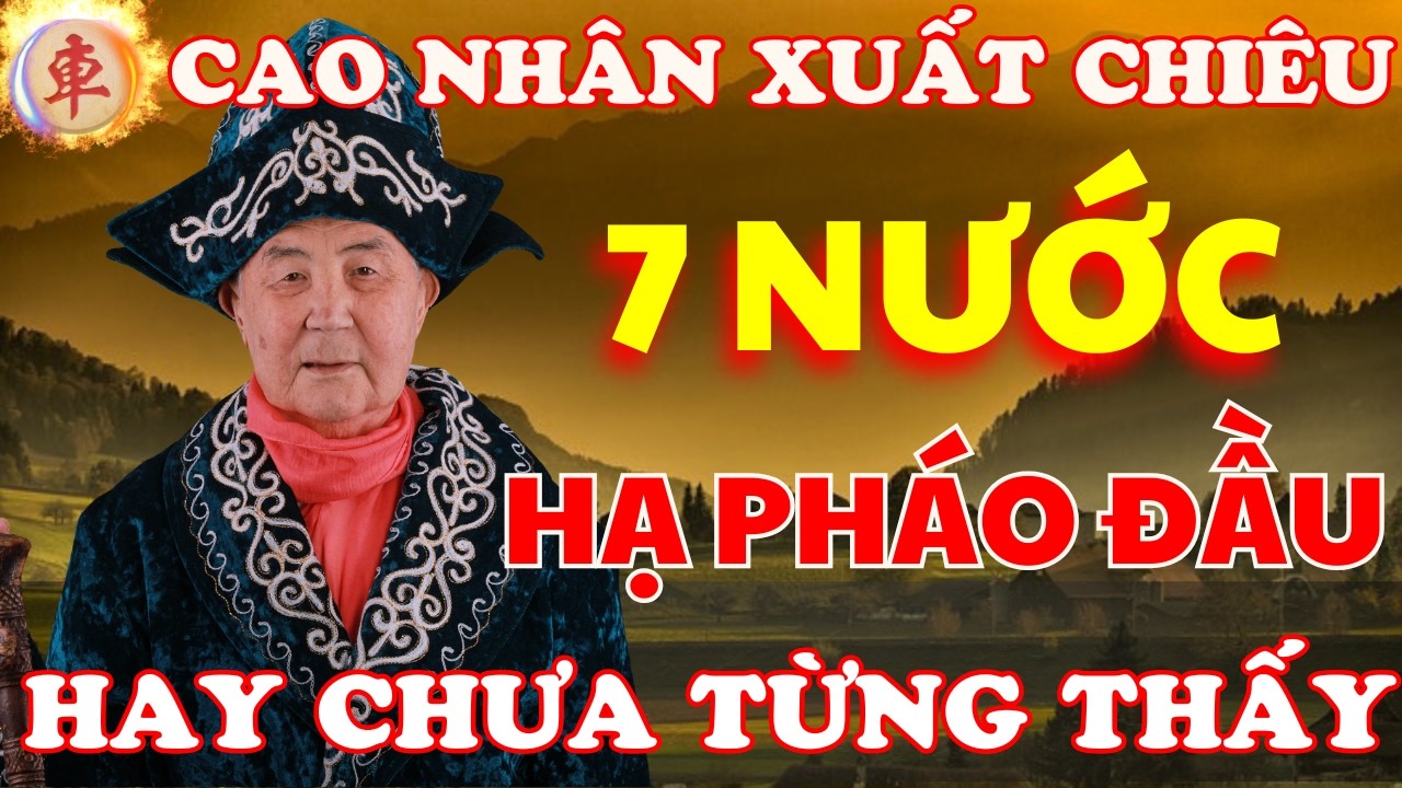 Cờ Tướng | Hay Chưa Từng Thấy  Chỉ Cần 7 Nước Đ&atilde; Hạ Ph&aacute;o Đầu Dễ D&agrave;ng