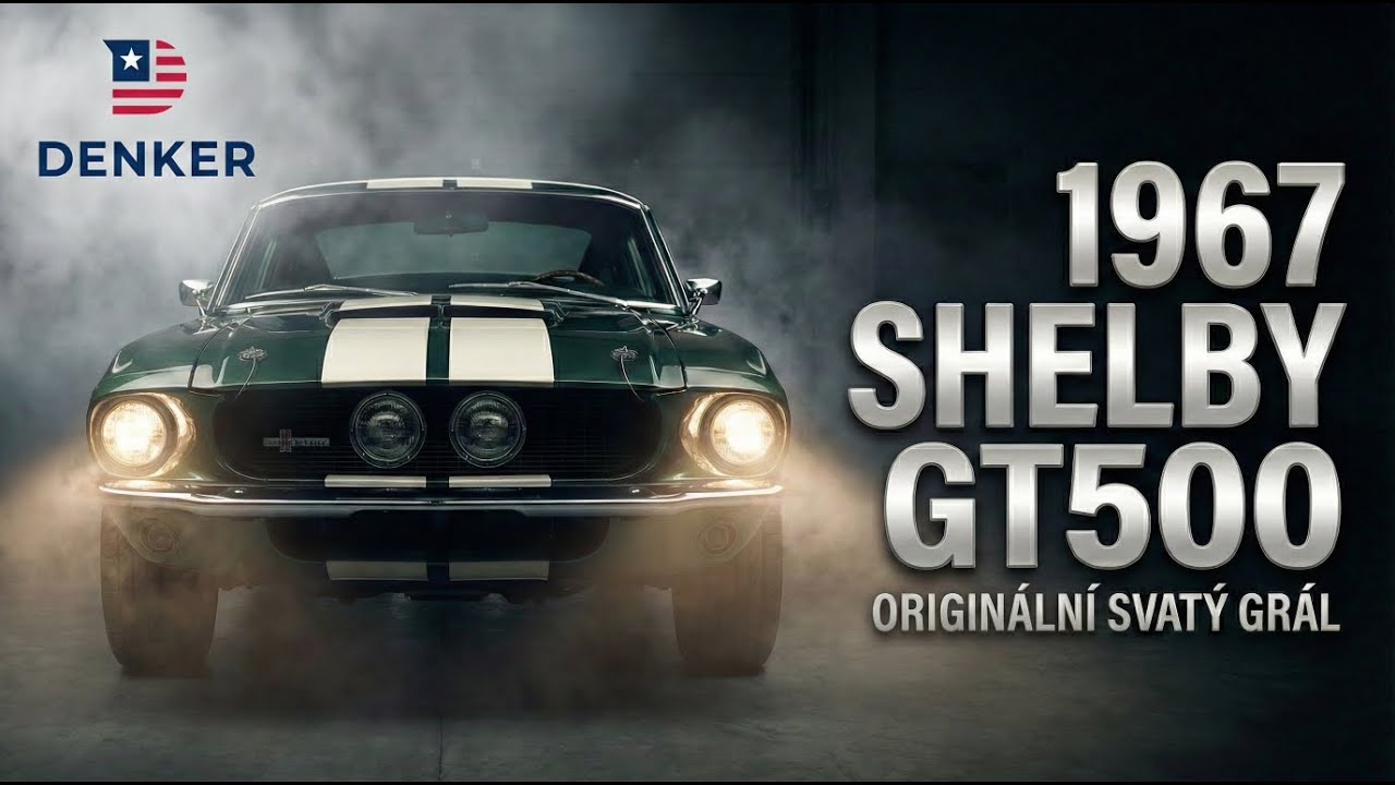 1967 SHELBY MUSTANG GT500! 🇺🇸  ORIGINÁLNÍ SVATÝ GRÁL 🐍