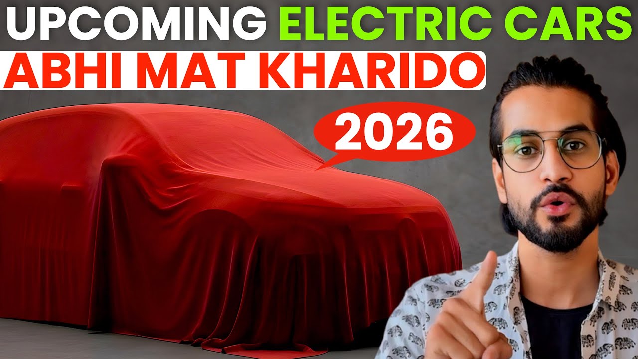Top 5 Upcoming Electric Cars in 2026⚡️Much Awaited Ev's coming in india