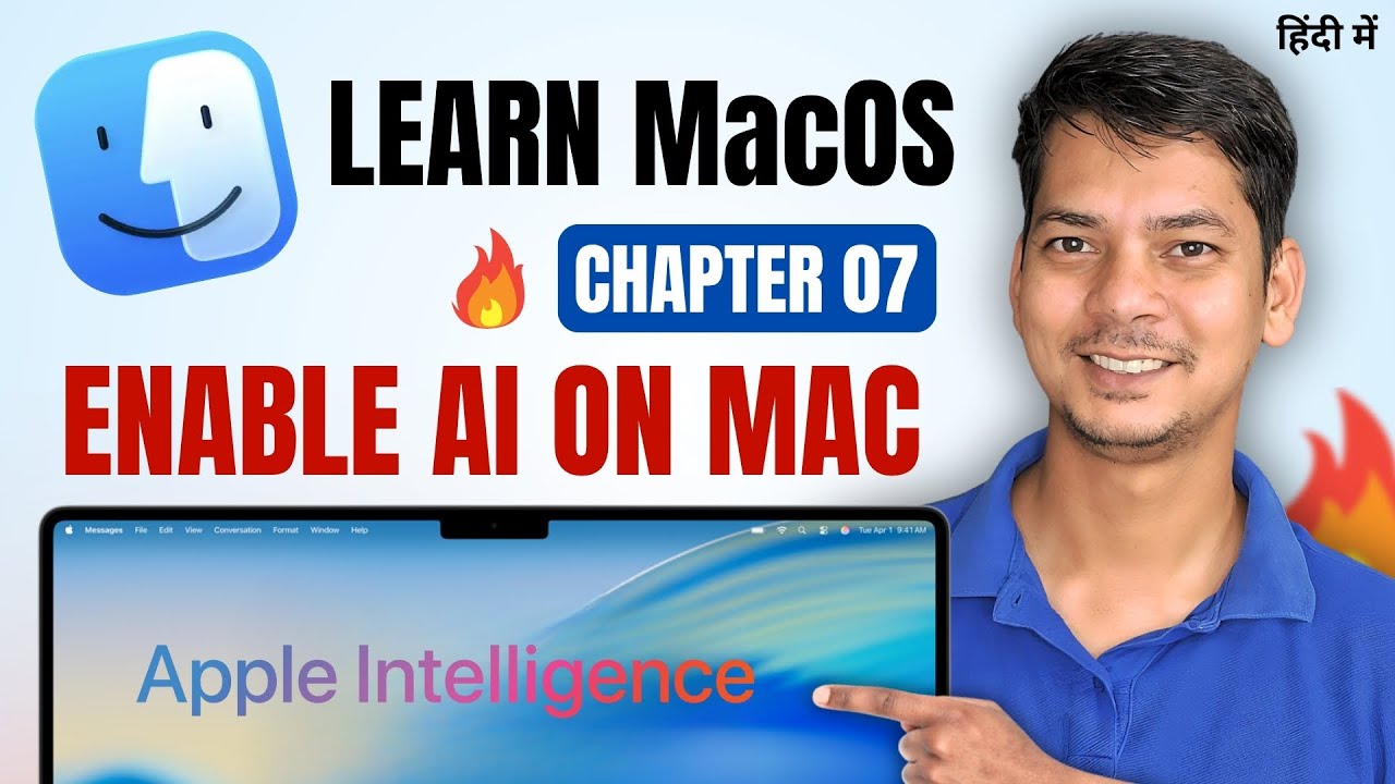 Enable AI Features on Mac | Learn MacOS in Hindi | Chapter 07