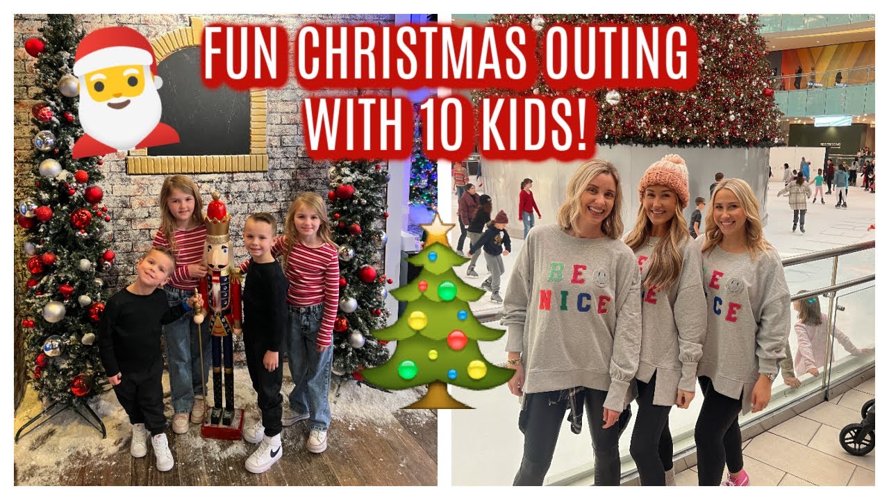 SANTALAND + SNOWDAY AT THE GALLERIA | FAMILY CHRISTMAS OUTING | Tara Henderson