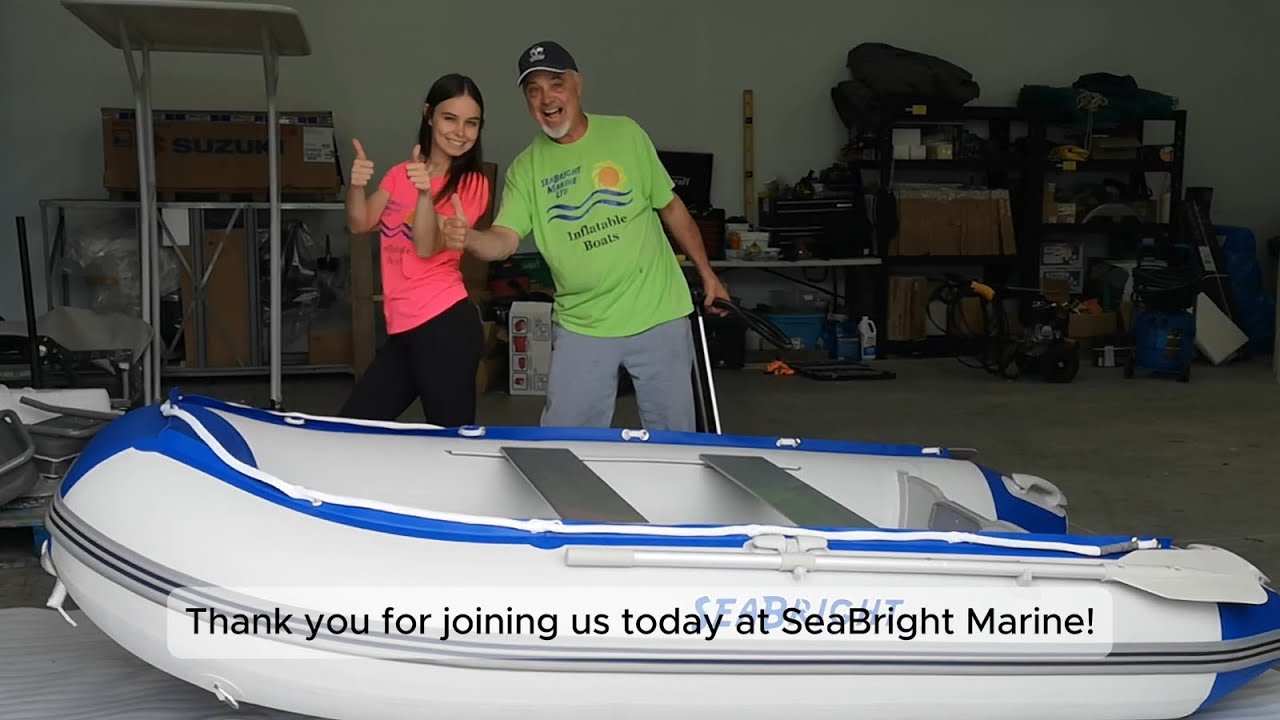 Assembling a Seabright Marine 290P Inflatable Boat!