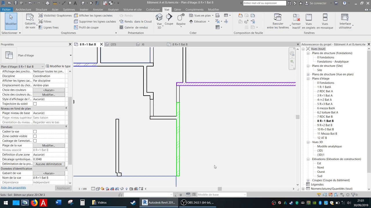 Modélisation d'une Rotation de banches sur REVIT PARTIE 1