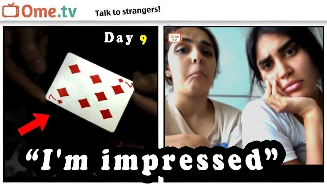 Я пытался показывать фокусы на Omegle 30 дней подряд | День 9