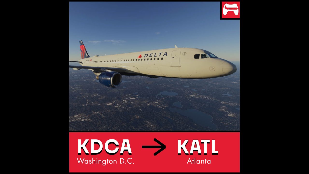PHONE COCKPIT | Delta Airlines Fenix A320 | Washington D.C. ➝ Atlanta | VATSIM/Beyond ATC | MSFS #76