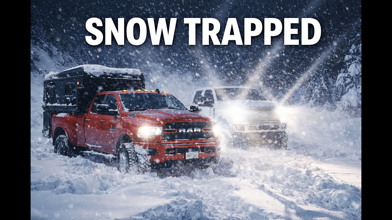 Snowed In On A Mountain Pass