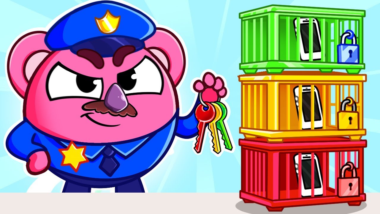 📱🔒 Phone in Jail! 😲 Learn Screen Time Rules ✨ Kids Song and Nursery Rhymes by Baby Zoo Karaoke