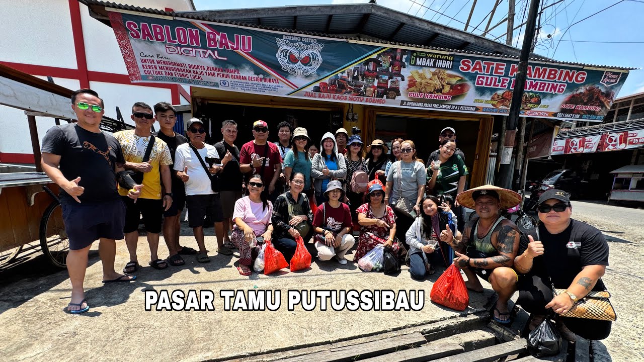 BERTUAH JUMPA PERTINJU JORDAN // BEBELANJA DI PASAR PUTUSSIBAU DAN NGOPI DI AMING COFFEE // 