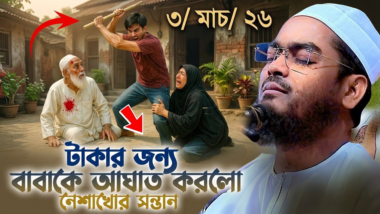টাকার জন্য বাবাকে আঘাত করলো বেয়াদব সন্তান😭 হাফিজুর রহমান সিদ্দিকী, Hafizur Rahman Siddiki 2026 