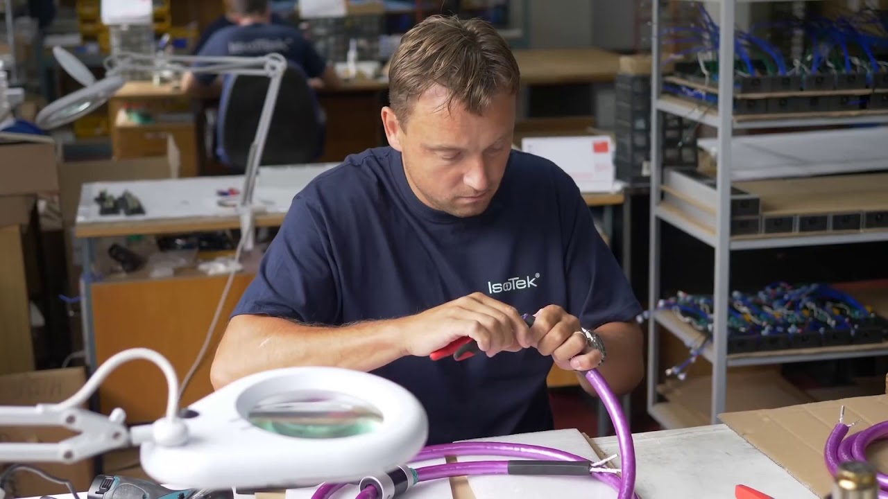 IsoTek factory tour July 2018