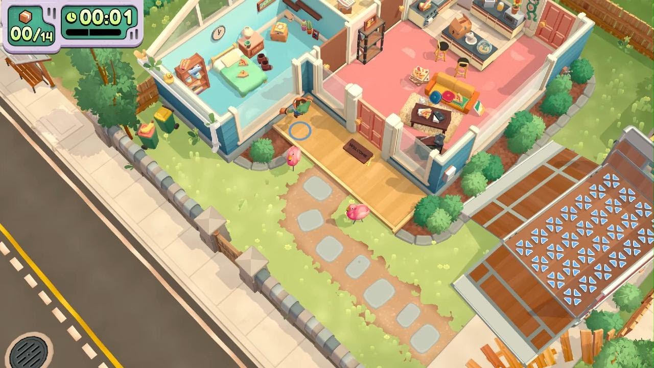 Moving Out 2 Speedrun Billie's Bungalow 1 player 1:24