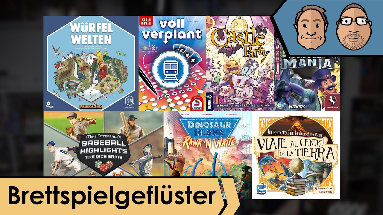 Brettspielgeflüster – Flip/Roll & Write Extravaganza und mehr – mit Alex & Peat #21