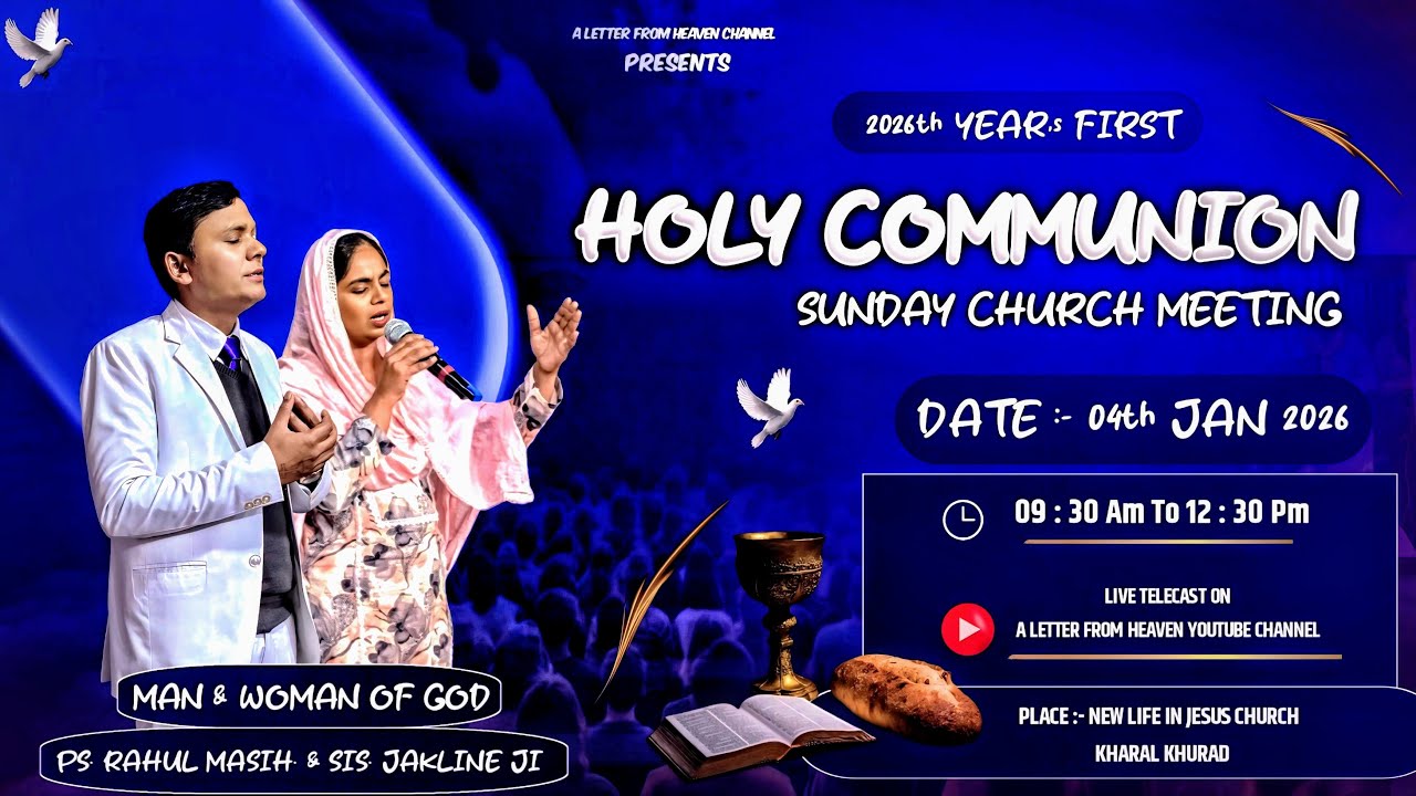 CHURCH MEETING LIVE | HOLY COMMUNION MEETING | MASIH SONG