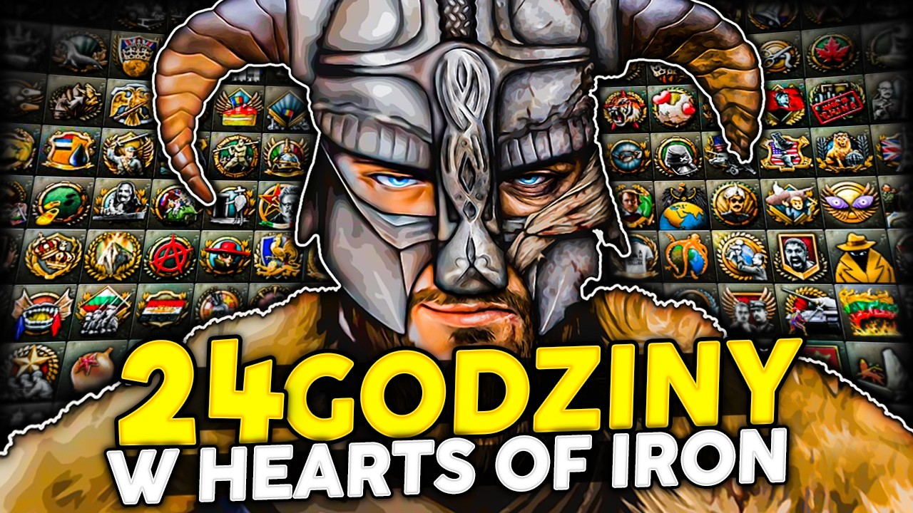 ILE OSIĄGNIĘĆ UDA MI SIĘ ZROBIĆ w 24 GODZINY?! - HEARTS OF IRON 4